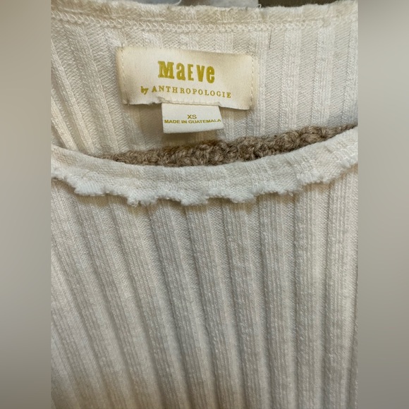 Maeve by Anthropologie ivory top XS - Picture 3 of 3